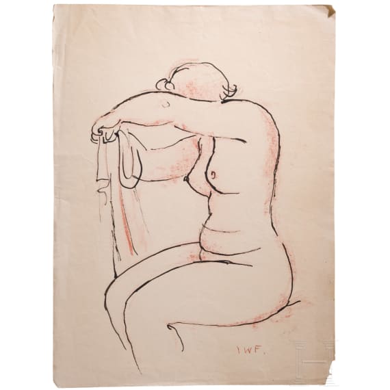 Jacob Wilhelm Fehrle (1884 - 1974), Nudes, German, 20th century