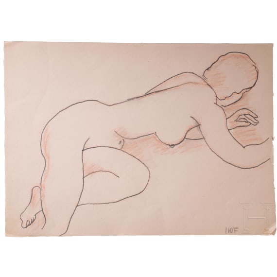 Jacob Wilhelm Fehrle (1884 - 1974), Nudes, German, 20th century