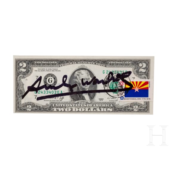Andy Warhol (1928 - 1987), Two Dollars Note, USA, dated 1976