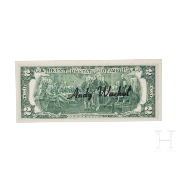 Andy Warhol (1928 - 1987), Two Dollars Note, USA, dated 1976