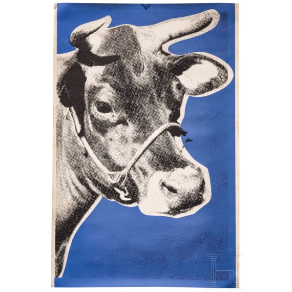 Andy Warhol (1928 - 1987), an exhibition poster "Cow", Modern Art Pavillion, Seattle, 1976 - 1977