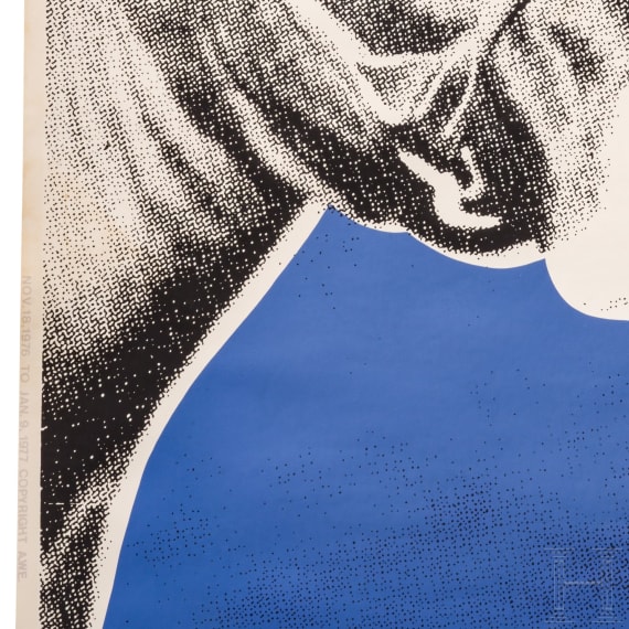 Andy Warhol (1928 - 1987), an exhibition poster "Cow", Modern Art Pavillion, Seattle, 1976 - 1977