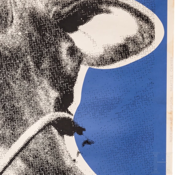 Andy Warhol (1928 - 1987), an exhibition poster "Cow", Modern Art Pavillion, Seattle, 1976 - 1977