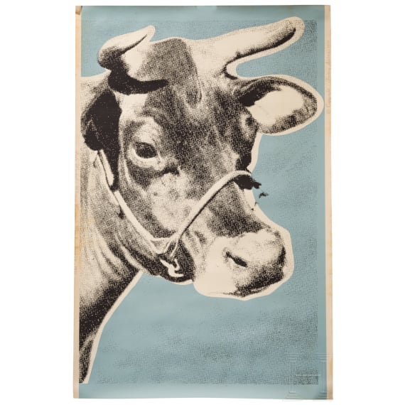 Andy Warhol (1928 - 1987), an exhibition poster "Cow", Whitney Museum, 1971