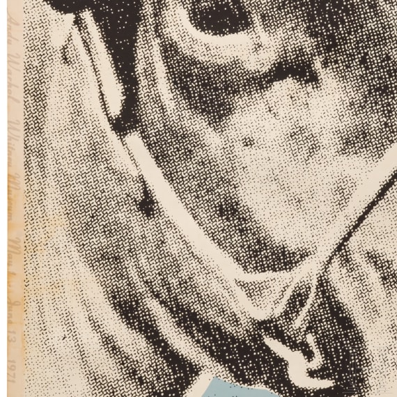 Andy Warhol (1928 - 1987), an exhibition poster "Cow", Whitney Museum, 1971
