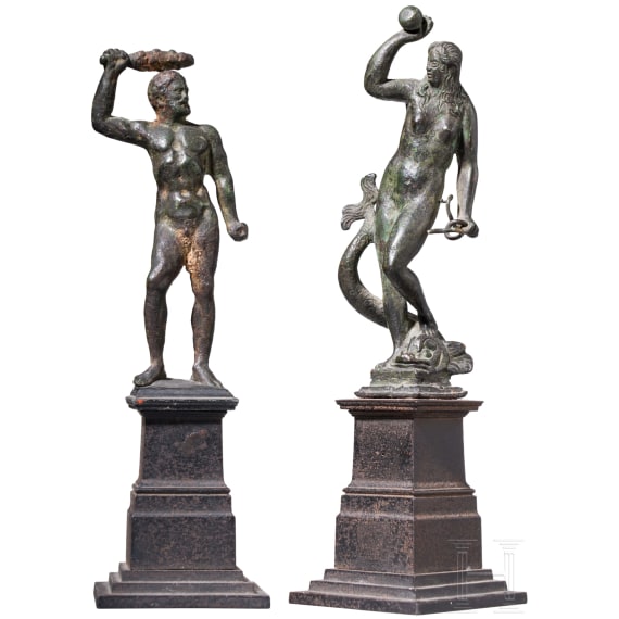 Two Italian bronze figurines, circa 1580