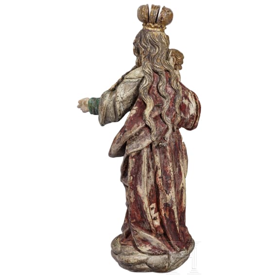 The Mother of God with child on the crescent moon, 18th century