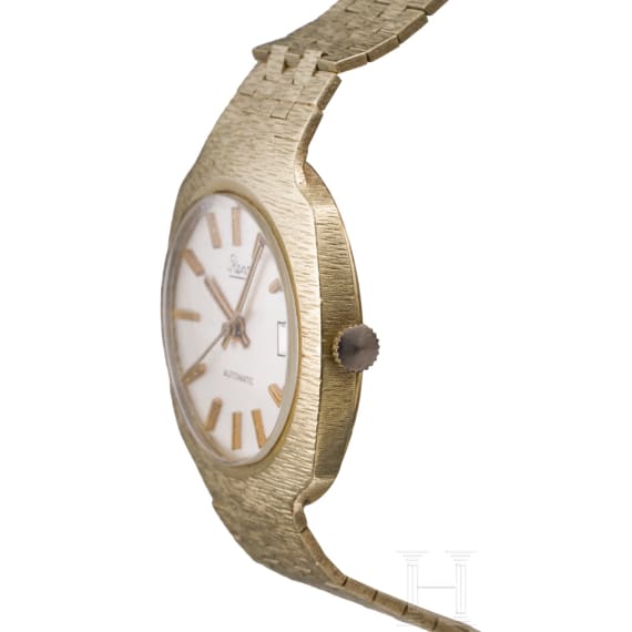 A 14ct gold wristwatch Renz Automatic
