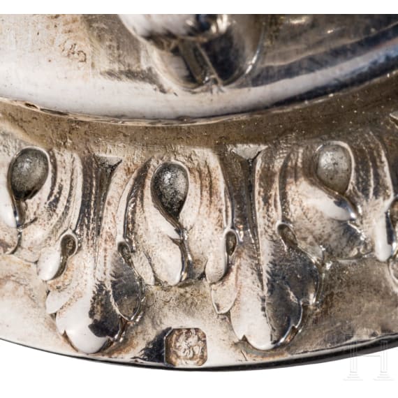 A French silver vase with lid, in the style of J. B. Claude Odiot, Paris, circa 1840/50
