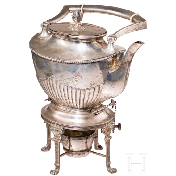 A silver samowar, Berlin, Gebr&uuml;der Friedl&auml;nder, circa 1910