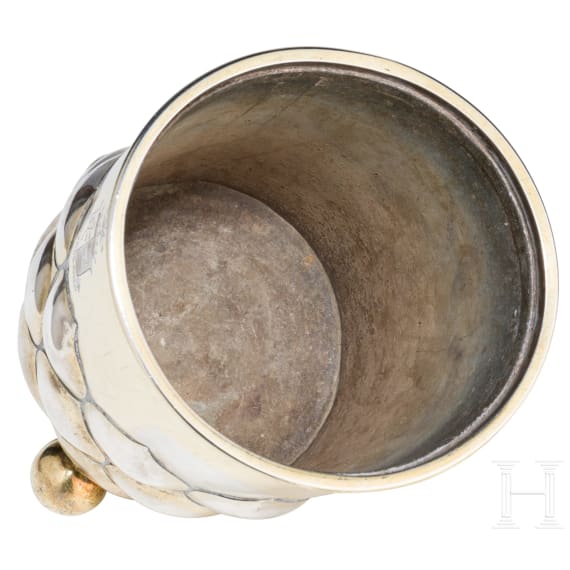 A large silver-gilt historicism beaker, Heilbronn, Bruckmann & S&ouml;hne, jeweller H. Mau, dated 1897