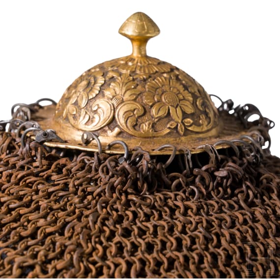 An Indian mail coif, 18th century