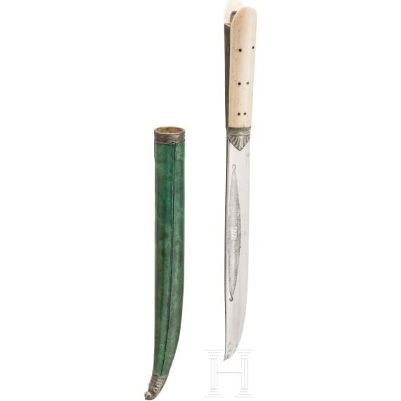 A Greek Crete knife, dated 1912