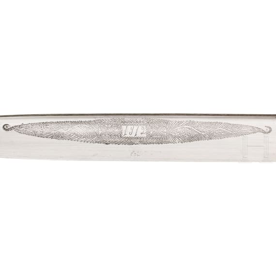 A Greek Crete knife, dated 1912