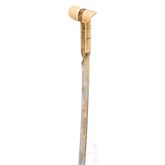 A deluxe Ottoman yatagan, dated 1843
