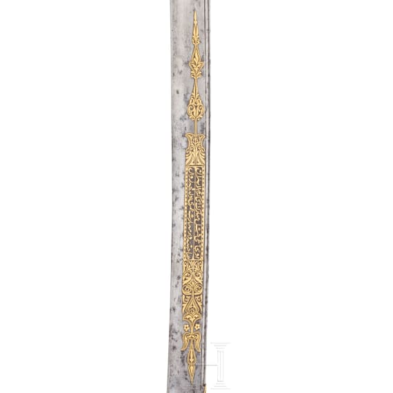 A deluxe Ottoman yatagan, dated 1843
