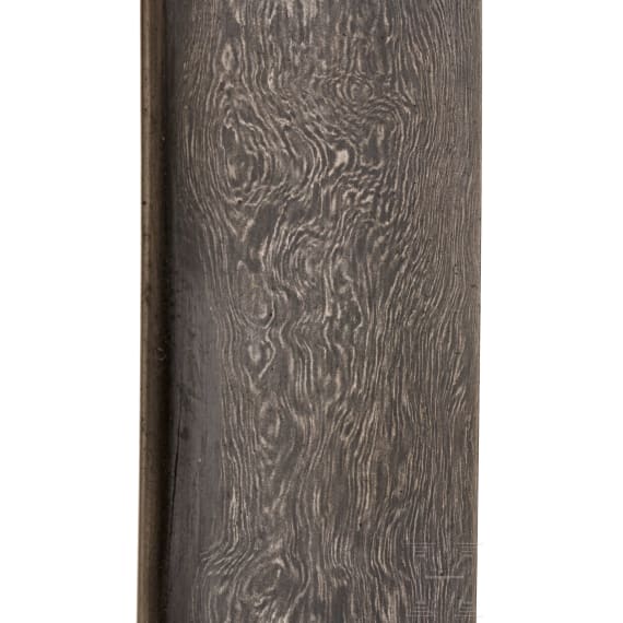 An Ottoman shamshir with fine wootz Damascus blade, circa 1830