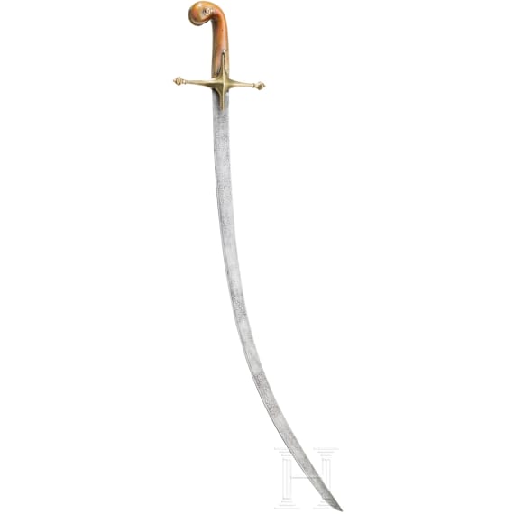 An Ottoman shamshir, 1st half of the 19th century