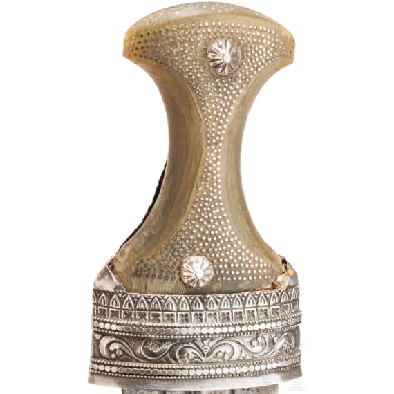 A silver-mounted jambya, Oman, 1st half of the 20th century