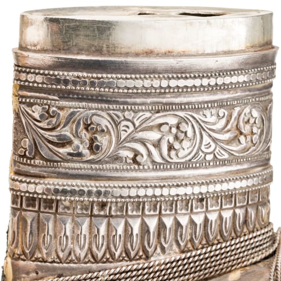 A silver-mounted jambya, Oman, 1st half of the 20th century