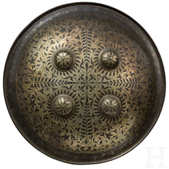A brass sipar, Lahore, 19th century