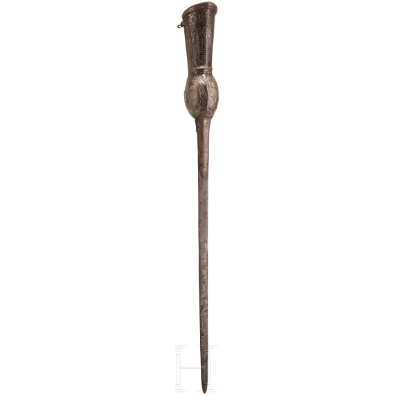 An Indian iron pata, circa 1800