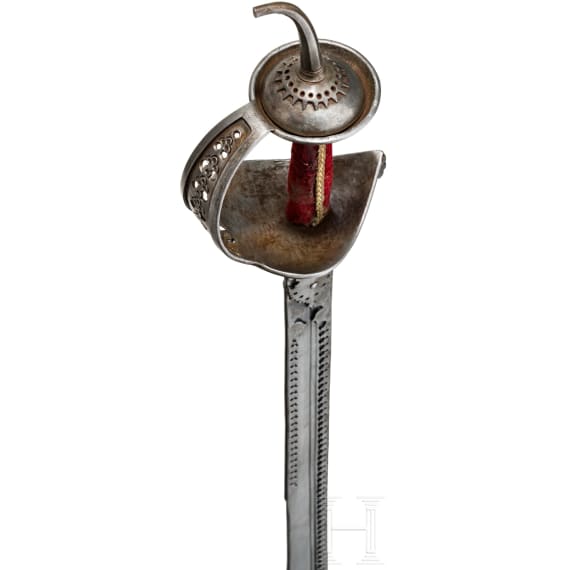 An Indian kandha with Damascus blade, circa 1900