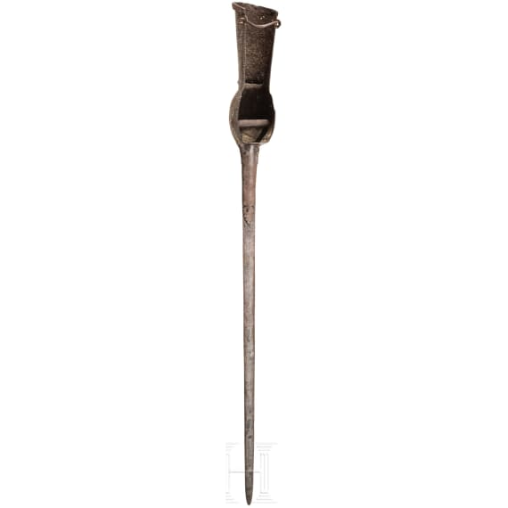 An Indian iron pata, circa 1800