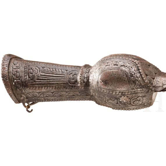 An Indian iron pata, circa 1800