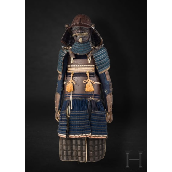 A Japanese tetehagi do gosoku, mid Edo Period
