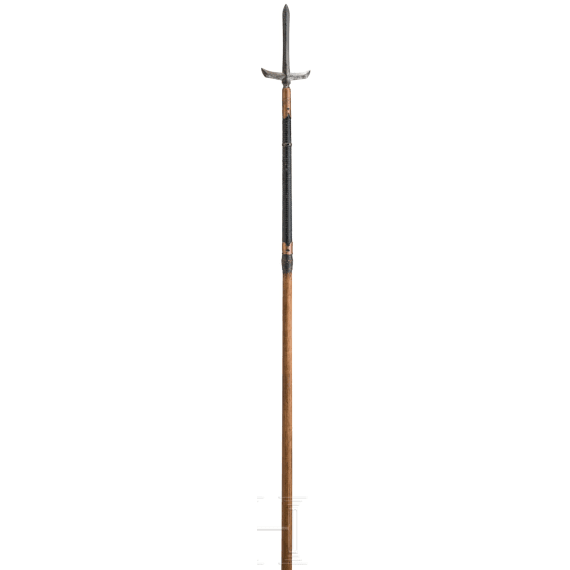 A Japanese Ju Monji Yari, dated 1854