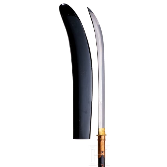 A Japanes Naginata, inscribed Echigo (no) Kami Kanesada, first half of the Edo-Period