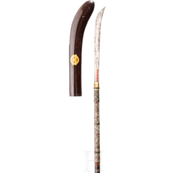 A Japanese naginata, Meiji period