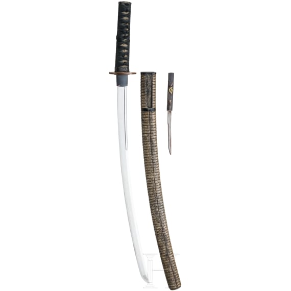A Wakizashi with early Shinto-period blade