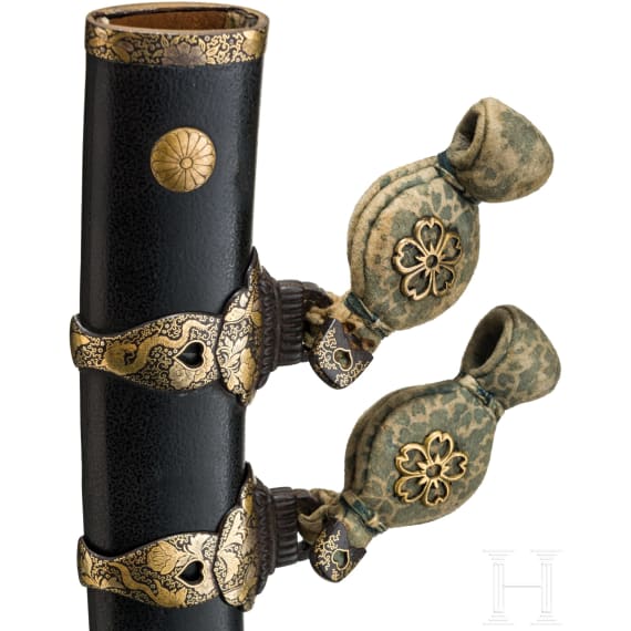 An o-wakizashi, signed Nagahiro, Momoyama period, circa 1580-1600