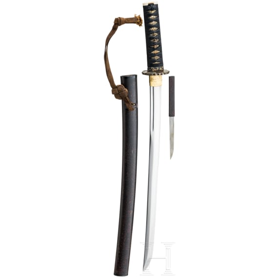 A Japanese wakizashi, late 18th century