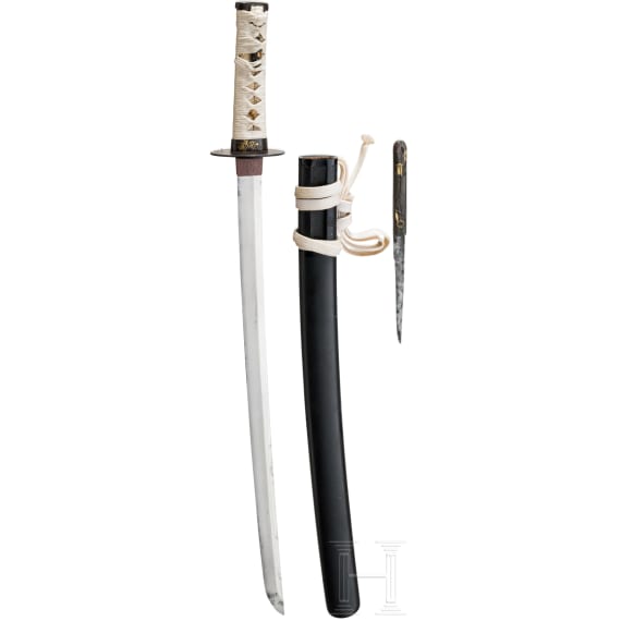 A Japanese wakizashi, Meiji-period