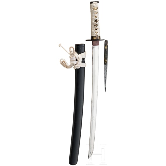 A Japanese wakizashi, Meiji-period
