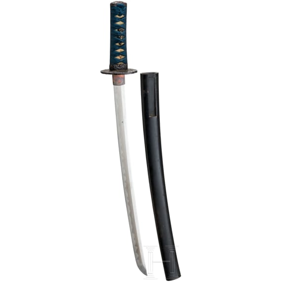A Japanese wakizashi, Meiji-period