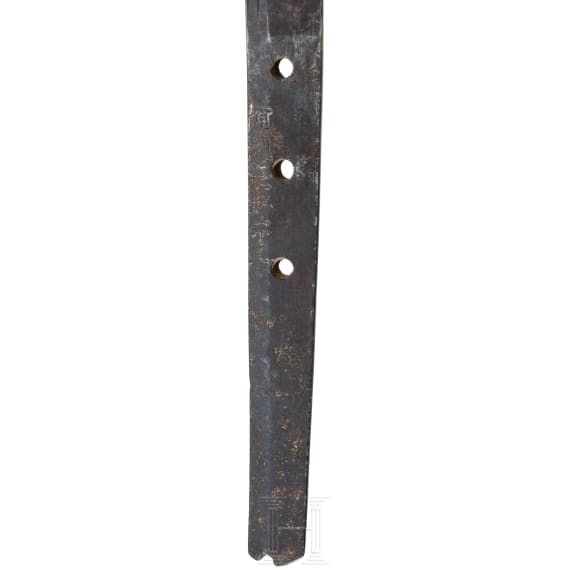 A Tachi blade in shirasaya, signed "Bishu Osafune Morihisa", dated 1392