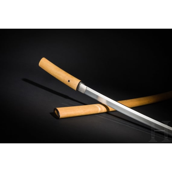 A tachi blade, signed Hizen kuni Yoshimune, late Edo to Meiji period