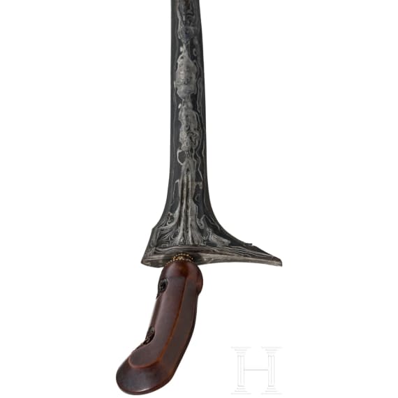 A gold-mounted Javanese kris, circa 1900