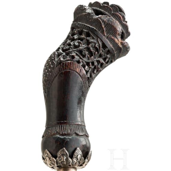 A Malaysian or Sulawesi kris panjang (execution kris), 20th century