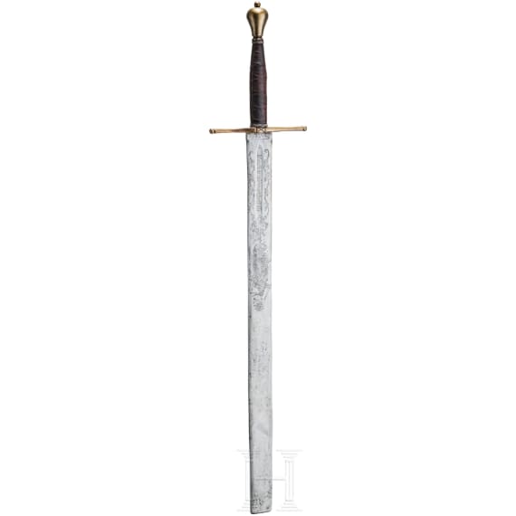 A German executioner's sword, circa 1680