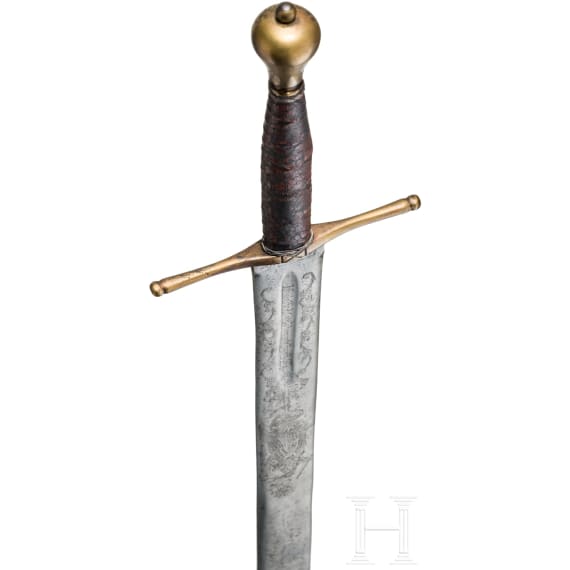A German executioner's sword, circa 1680