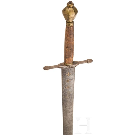 An executioner's sword, a historicism in the style of the 17th century