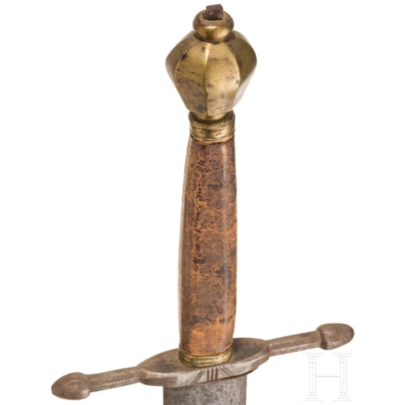 An executioner's sword, a historicism in the style of the 17th century