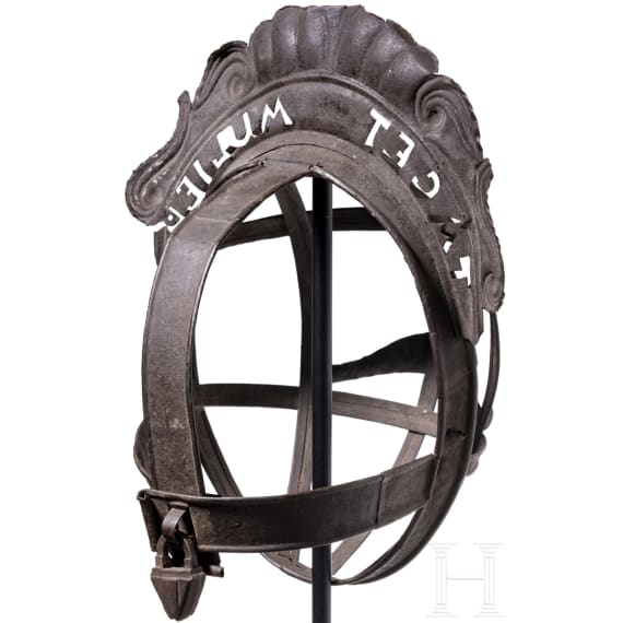 A German scold's briddle, 18th century
