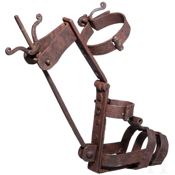 A Spanish boot, German historicism in the style of the 17th century