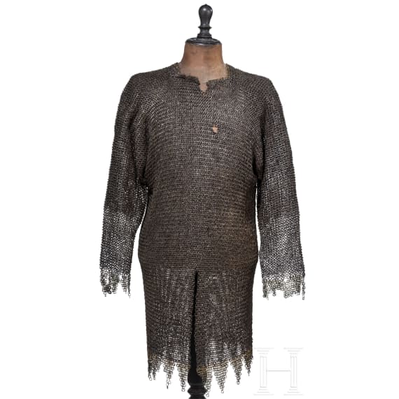 A heavy German mail shirt, circa 1500